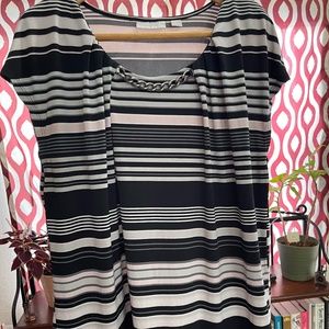 New York & Company stretch black and grey